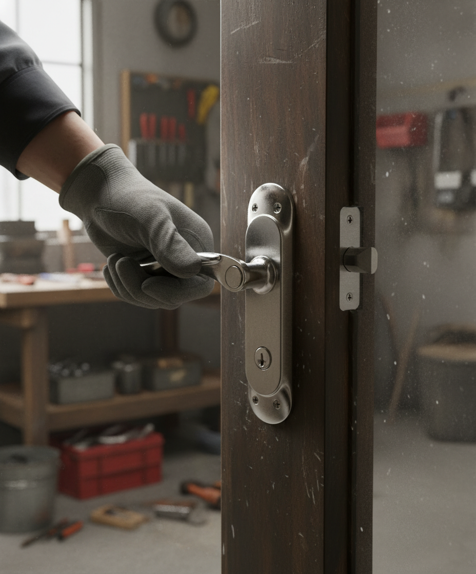 Professional Lever Latch with Backplate - Variants Available for Versatile Locking Solutions