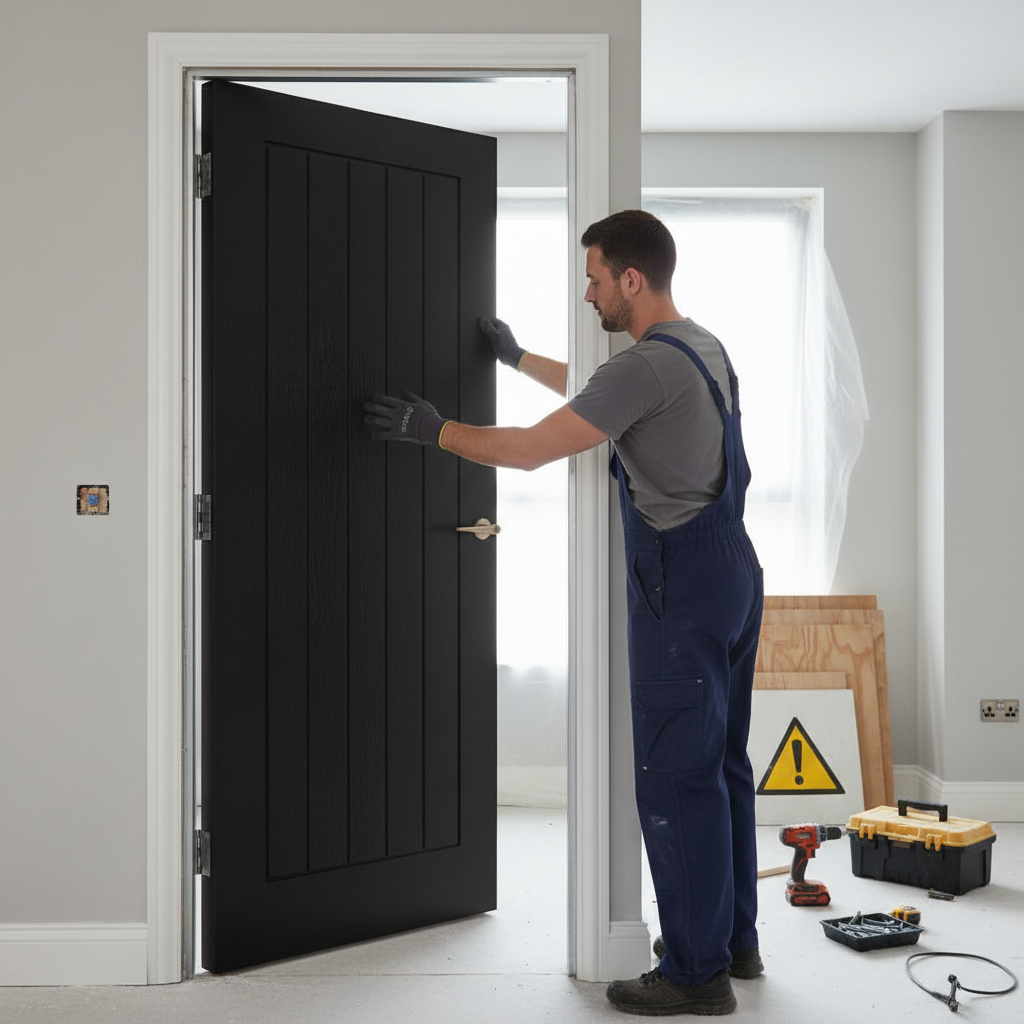 Premium Fully Finished Internal Fire Door with Contemporary Design and 30 Minutes Fire Rating