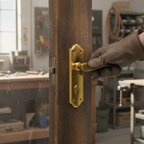 Premium Curved Lever Door Handle on Short Backplate - Fire Door Rated with 10 Year Mechanical Guarantee