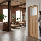 Premium Obscure Glazed Double Pocket Door Set - 35mm Thickness, Galvanised Steel Frame, and Adjustable Features for Seamless Installation