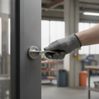 Premium Lever Handle on Round Rose - Stylish Design, 10mm Depth, 128mm Length, Perfect for Residential and Commercial Use