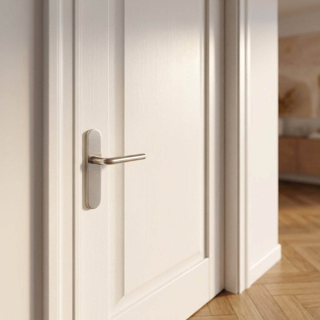 Internal White Primed Made-to-Measure Pattern 10 1 Panel Door - detail view