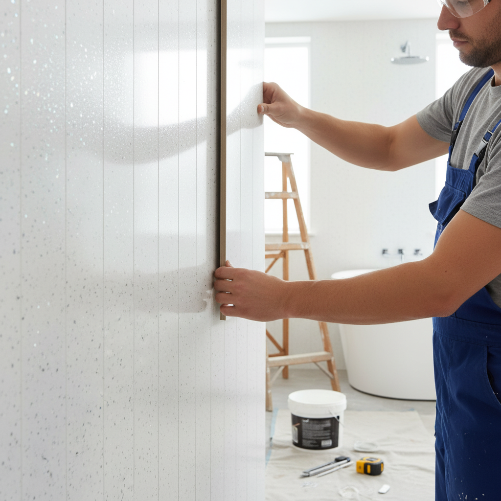 Premium Waterproof Tongue and Groove Wall Panelling 2420 x 1200mm for High-Moisture Environments