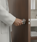 Premium Privacy Thumb Turn with Spindle for Bathroom Doors - Durable and Secure Release Mechanism