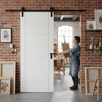 Premium Internal Sliding Door with 7 Panel Design and Top Mounted System for Modern Interiors