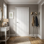 White Internal Cottage Door Fully Finished with Textured Lifestyle Design