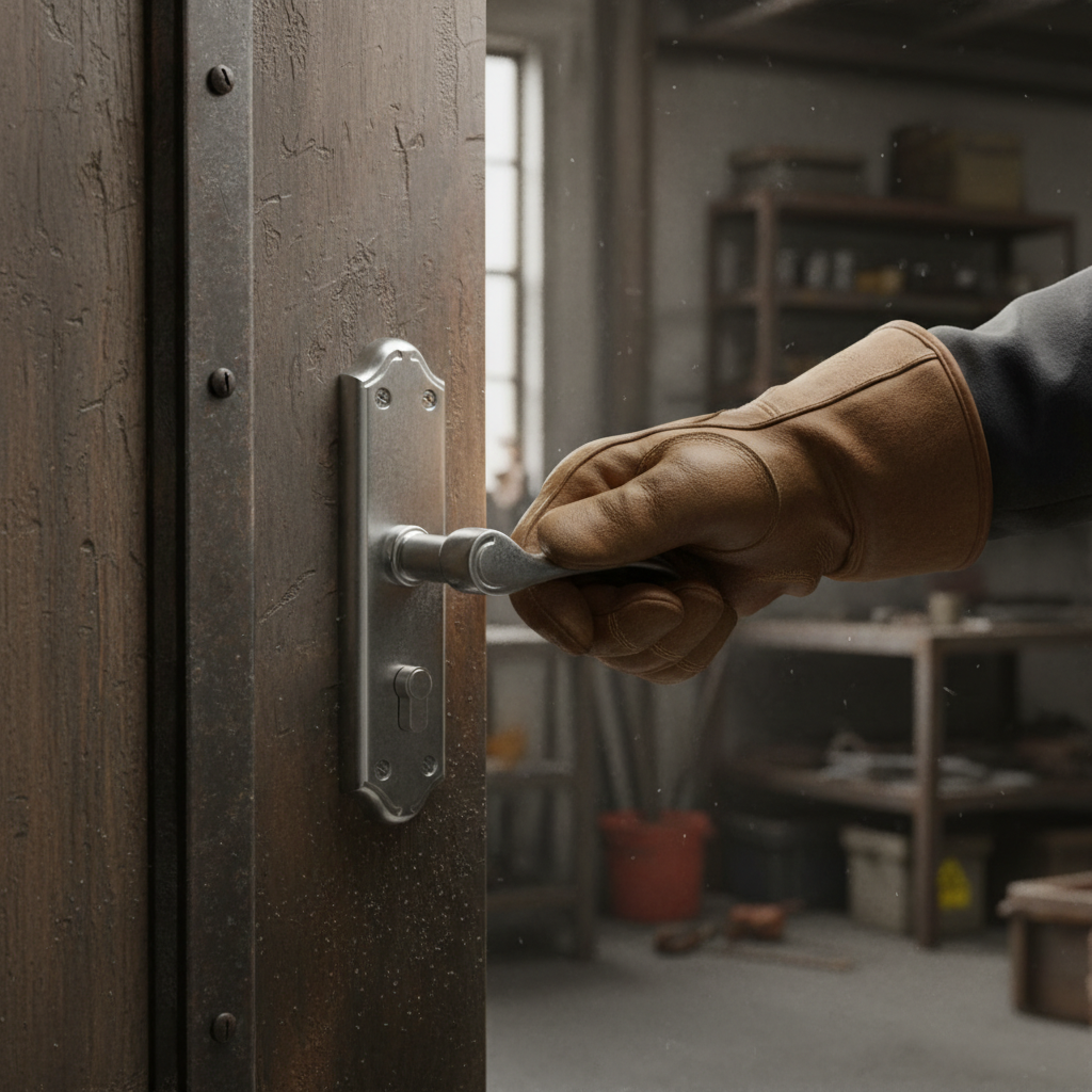 Premium Lever Handle on Short Backplate for Traditional Interiors - High-Quality Design and Durability