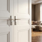 Internal Elegance Henley 3 Pair Door - White Primed with Solid Core - detail view