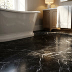 5mm Thick Black Granite Rigid Core Vinyl Flooring - Lifestyle Plus - detail view
