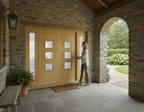 Premium Grand Entrance Double Doors with Matching Sidelights - 44mm Thick, Adjustable Height Sidelights