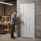 Premium White Internal Door with Engineered Construction and Double Coating for Enhanced Stability