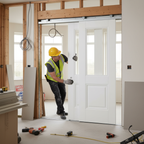 Premium Telescopic Pocket Door System with Georgian Design, Maintenance-Free Track, and 15-Year Guarantee