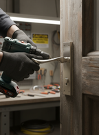 Premium Lever on Backplate - Available in Latch, Keylock, and Bathroom Lock Variants