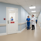 Premium Fire Rated White Moulded Colonist Door - Traditional 6 Panel Design, Ready to Paint