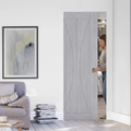 Premium Light Grey Flush Pocket Door Set with No Bottom Track and Space-Saving Design for Smooth Operation