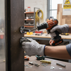 Premium Polished Chrome Door Handle Pack with Lever Design, Hinges, and Tubular Latch for Interior Doors