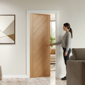 Premium Oak Internal Fully Finished Door with Elegant Design and Lifetime Guarantee for Home Interiors