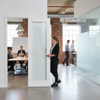 Premium Obscure Glazed Pocket Door Set with Galvanised Steel Frame and Adjustable Jambs for Modern Interior Design