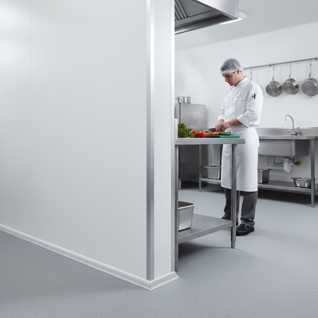 Premium PVC Wall Panelling End Cap Trim with Sleek Silver Finish for Professional Installations - Image 2