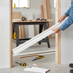 Premium Curved Ogee Architrave Full Set - 5 Lengths, 2200mm x 70mm x 18mm, Deluxe Primer Finish for Perfect Door Frames