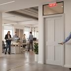 Premium 4 Panel White Primed Fire Door - Modern Design with 30-Minute Fire Rating and Solid Core Construction