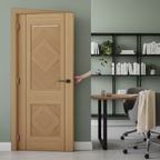 Premium Fully Finished Internal Oak Door with Solid Core and Custom Sizes Available
