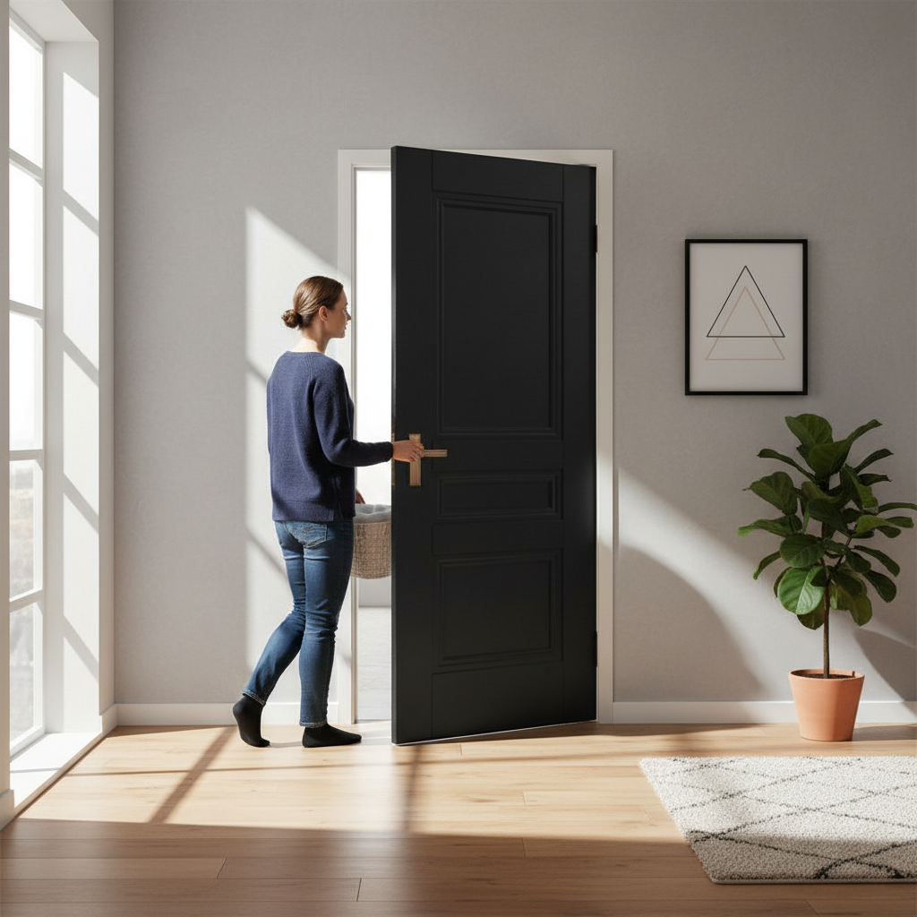 Premium Internal Fully Finished Elegance Henley 3 Panel Door with Engineered Core and Traditional Bolection Mouldings - Image 2