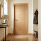 Edison 7 Panel Fully Finished Oak Internal Door