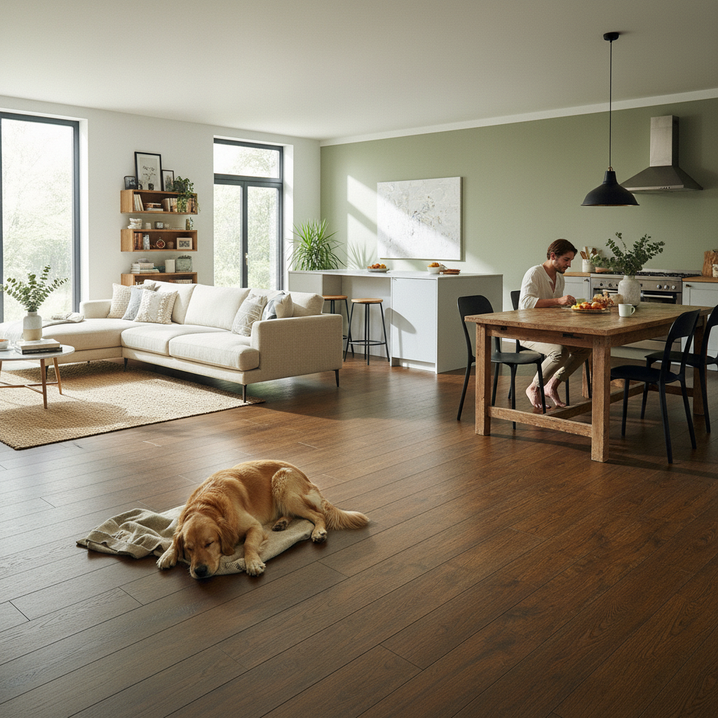Premium 14mm Engineered Real Wood Flooring with UV Lacquered Finish in Toffee Oak Color for Elegance and Durability