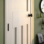 1930's 4 Panel Made-to-Measure Internal White Primed Door - detail view