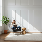 Premium White Painted Large Wall Panelling Kit - Easy Installation for Stylish Interior Transformation - Image 2