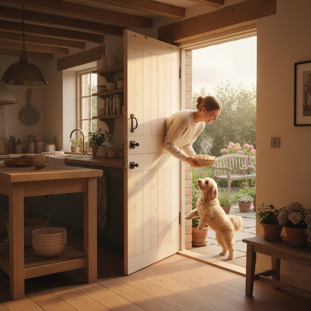 Premium Made-to-Measure Solid Pine Internal Stable Door - Unfinished with Custom Sizing Options - Image 2