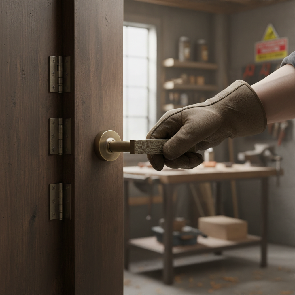 Premium Door Handle Pack with Antique Brass Finish and Stainless Steel Hinges for Stylish Home Decor