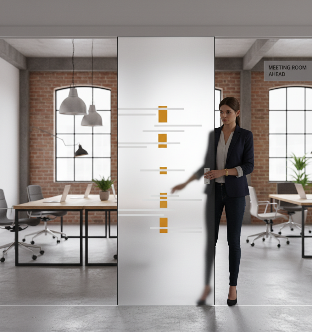 Premium Frameless Satin Glass Door with Easy-Clean Finish and Glass Ball Handle - Custom Sizes Available Up to 1026mm x 2040mm