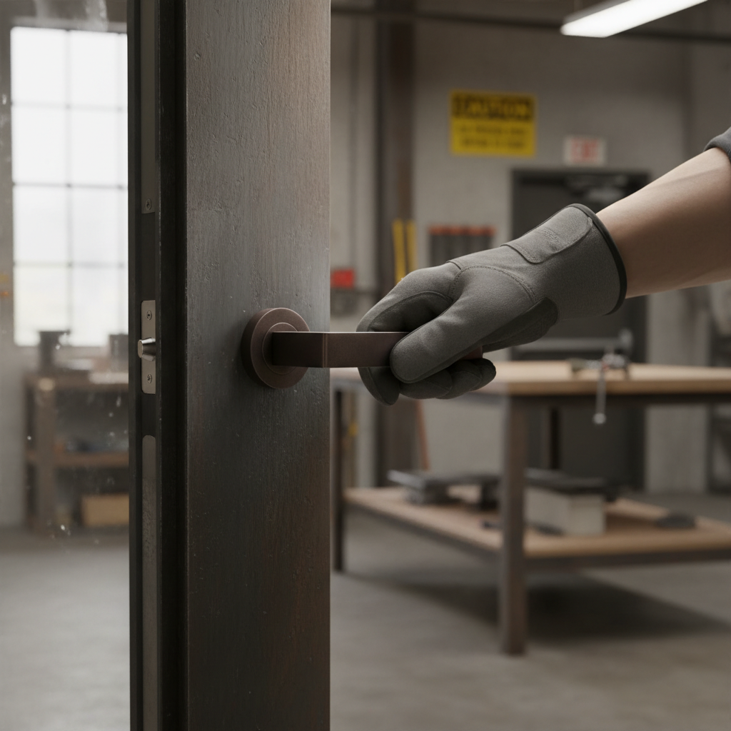 Premium Lever on Concealed Fix Round Rose in Matt Bronze Finish with 25-Year Guarantee and Fire Door Rating