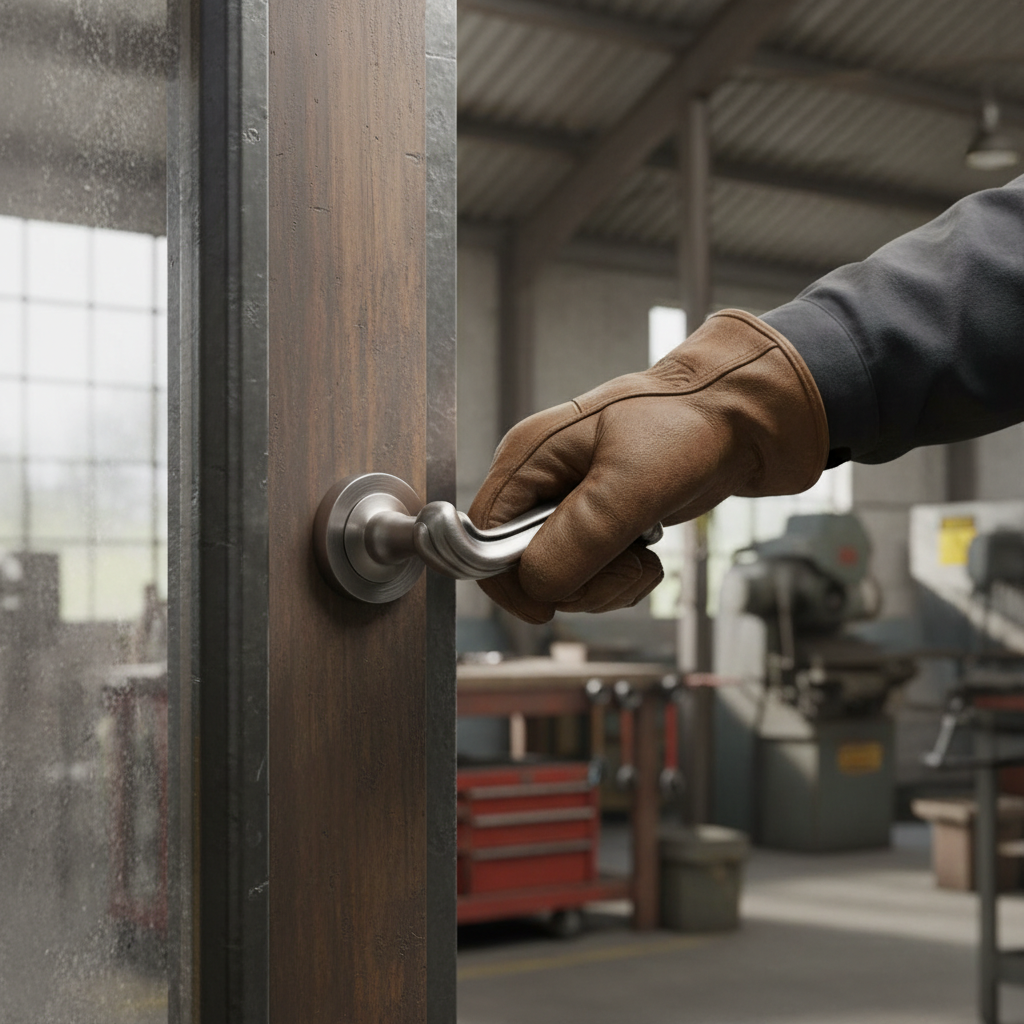 Premium Traditional Lever Door Handle on Round Rose with Intricate Detailing and Durable Finish - Pack of 2