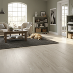 Premium 8.5mm Low Gloss Wide Laminate Flooring with Marble Effect and Water Resistance