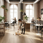 Premium 12mm Water-Resistant Laminate Flooring in Grand Oak Brown Finish for Durability and Elegance in Any Space