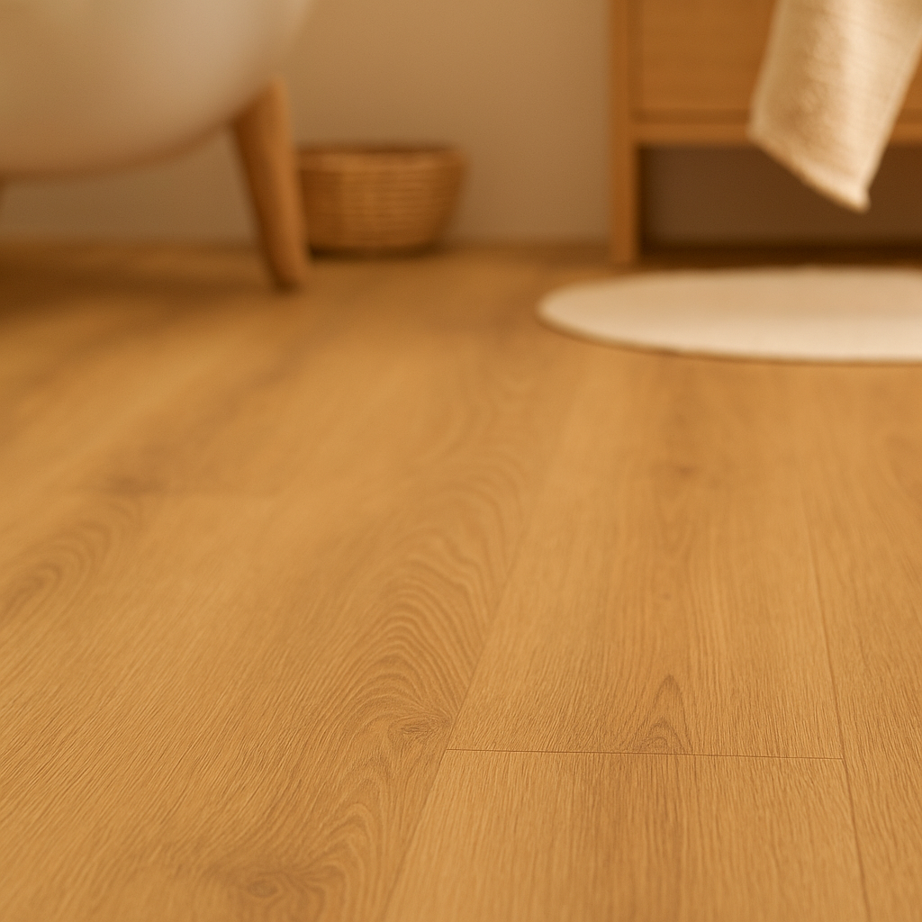 Oak Vinyl Flooring 100% Waterproof 5mm Thick 0.55 Wear Layer 1532 x 232mm - detail view