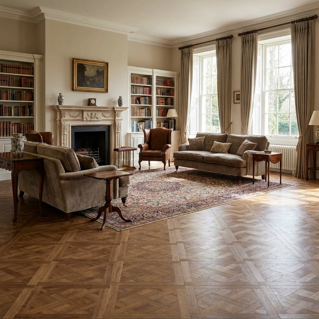 8mm Water-Resistant Matt Laminate Flooring 1183x601mm with Square Edge