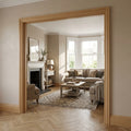 Fully Finished Oak Veneer Door Lining Set 2100mm x 133mm x 18mm