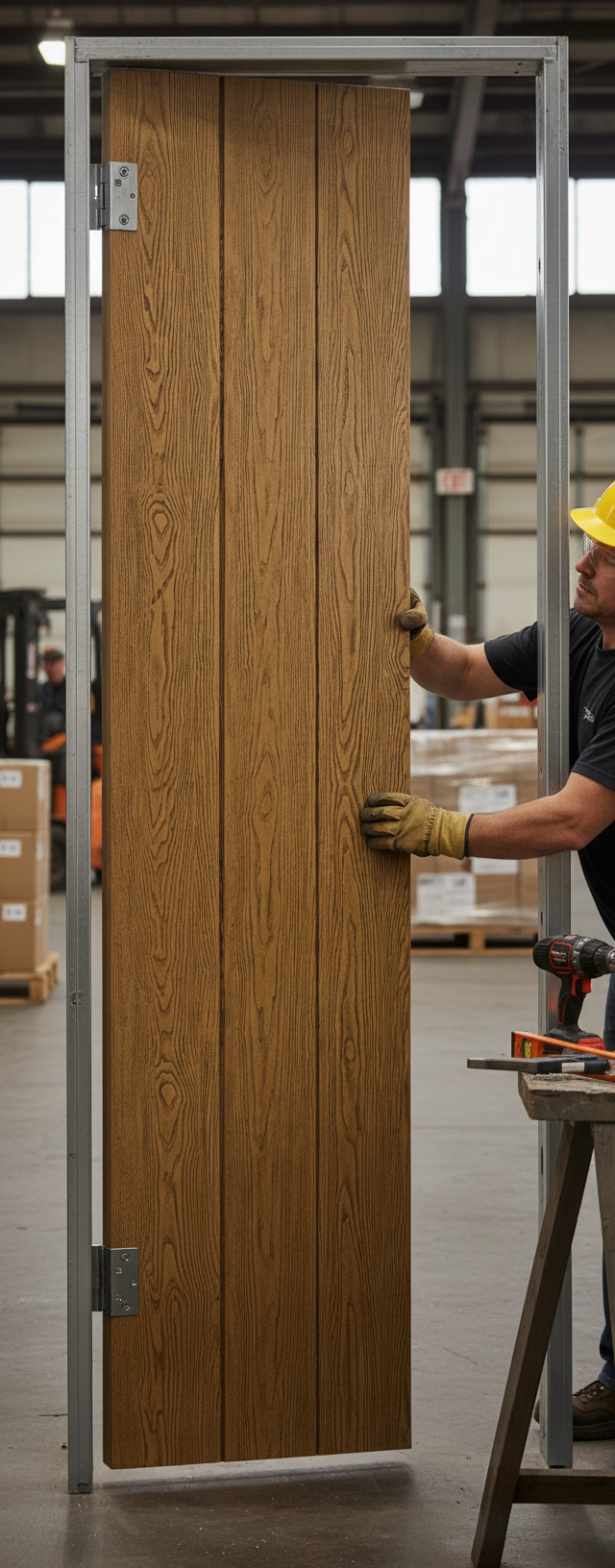 Premium Hardwood Fire Door with Engineered Construction and Half Hour Fire Rating for Enhanced Safety