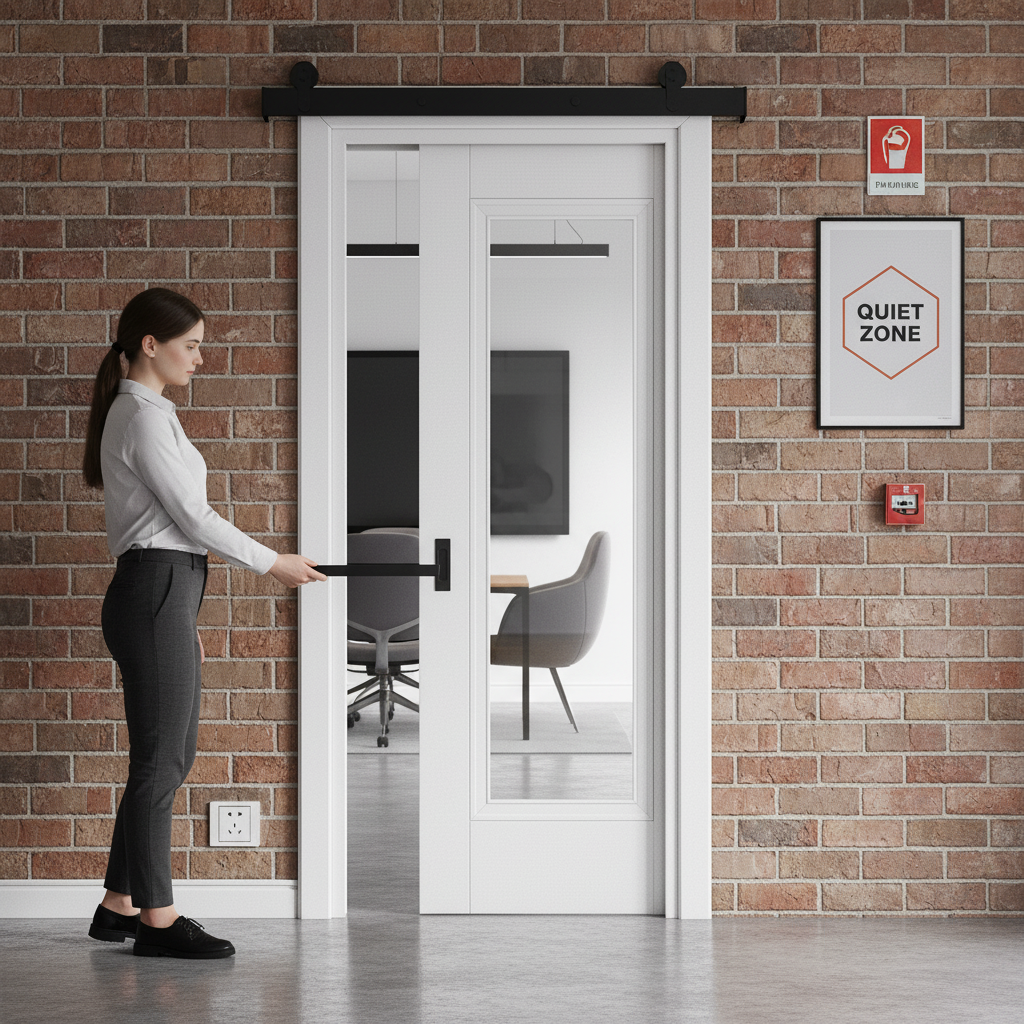 Premium Internal Pocket Door Set with Clear Glass Panel for Elegant Light Infusion and Space Optimization