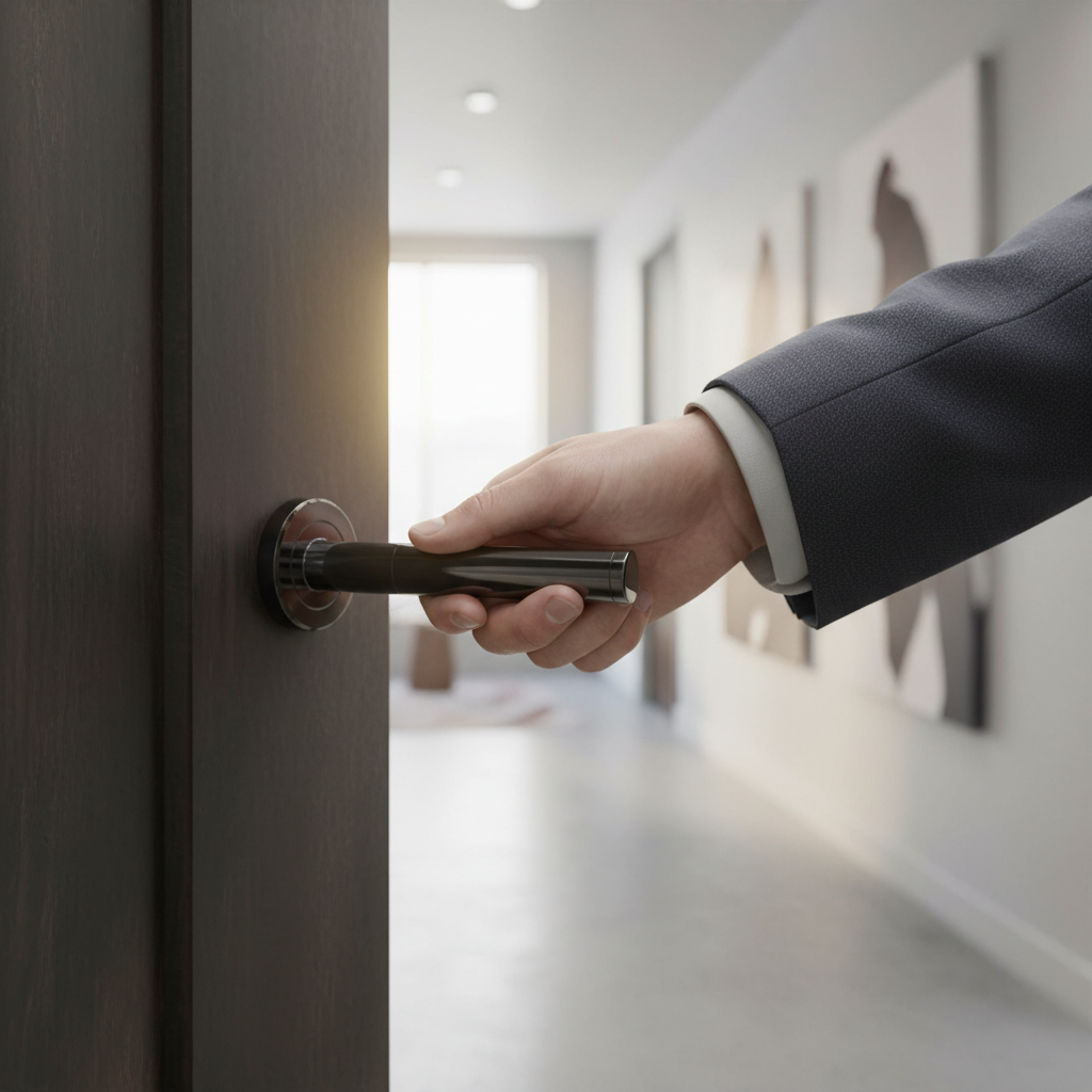 Premium Concealed Fix Lever on Rose Black Nickel Finish - Fire Rated with 10 Year Guarantee