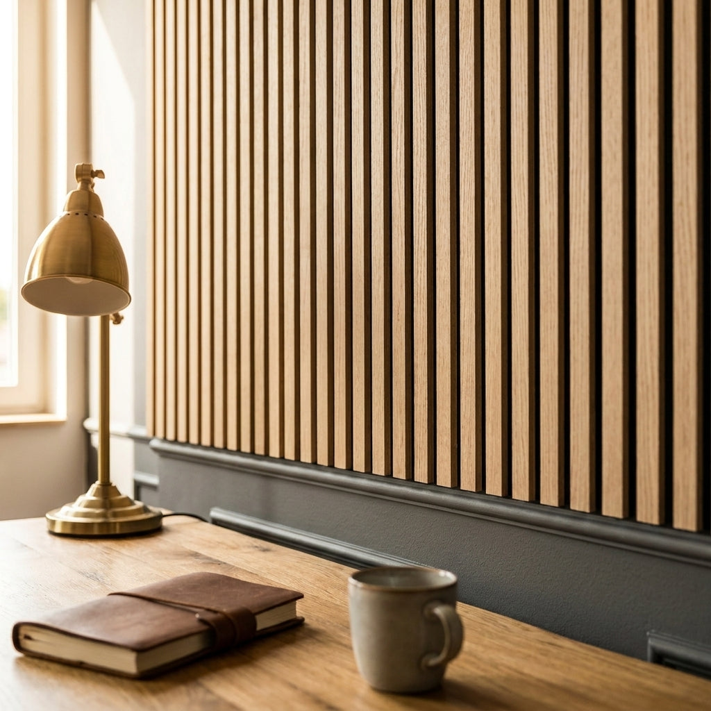 Elevation Acoustic Wall Panelling 2400x600mm Fully Finished - detail view