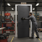 Premium Laminate Internal Fire Door - Modern Design with Low Maintenance and Natural Grain Appearance