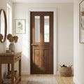 Internal 1 Light Victorian Door in Fully Finished Walnut