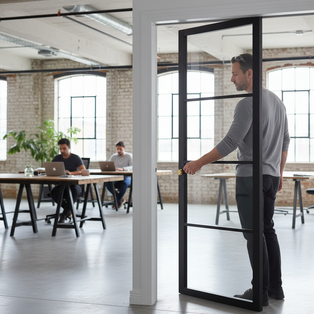 Premium Extra Slim 4L Fire Rated Pocket Door System with Galvanised Steel Frame and Custom Made Options