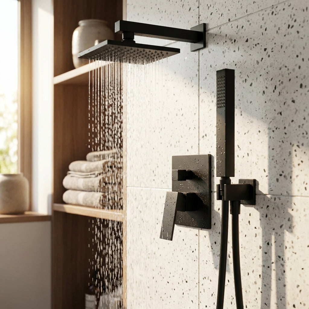 Matt Waterproof Wall Panelling 2420mm White Sparkling Finish - detail view