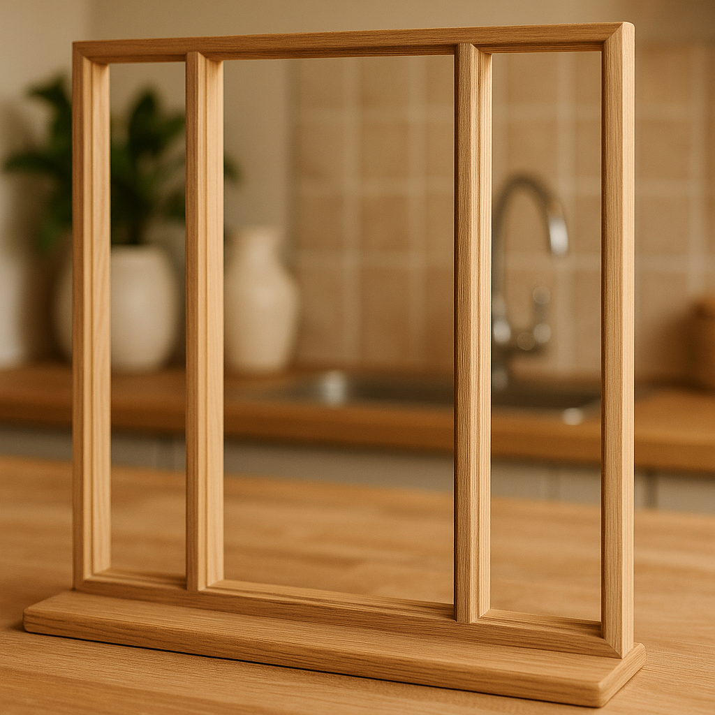 Hardwood External Sidelight Door Frame and Cill, Unfinished Finish - detail view
